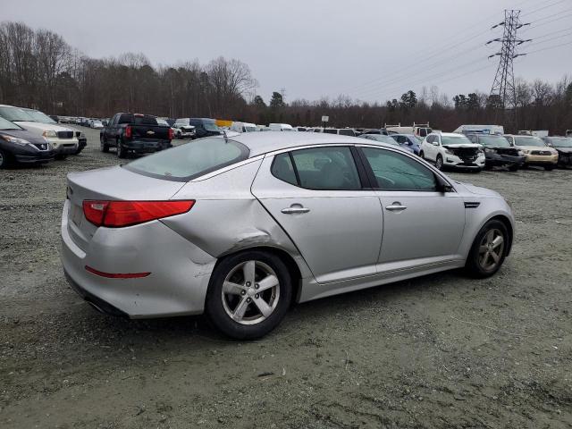 5XXGM4A74EG268609 - 2014 KIA OPTIMA LX SILVER photo 3