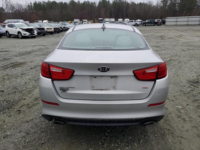 5XXGM4A74EG268609 - 2014 KIA OPTIMA LX SILVER photo 6