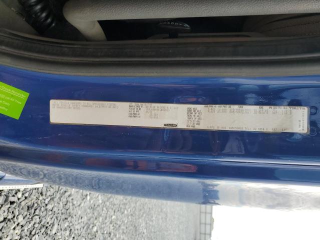 1FUJGHDV9CLBE0823 - 2012 FREIGHTLINER CASCADIA 1 BLUE photo 10