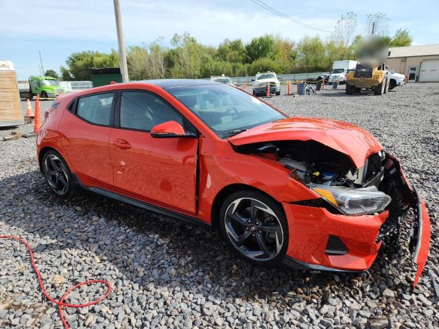 KMHTH6AB8KU009366 - 2019 HYUNDAI VELOSTER TURBO Նարնջագույն լուսանկար 4