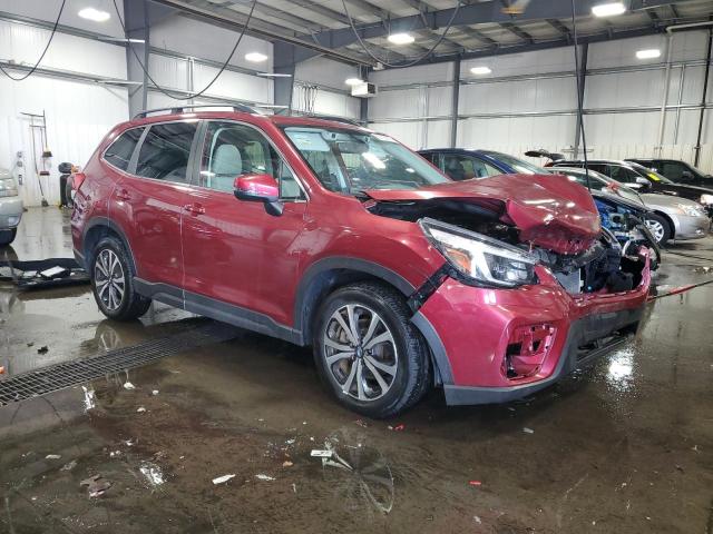 JF2SKAUCXMH521622 - 2021 SUBARU FORESTER LIMITED RED photo 4