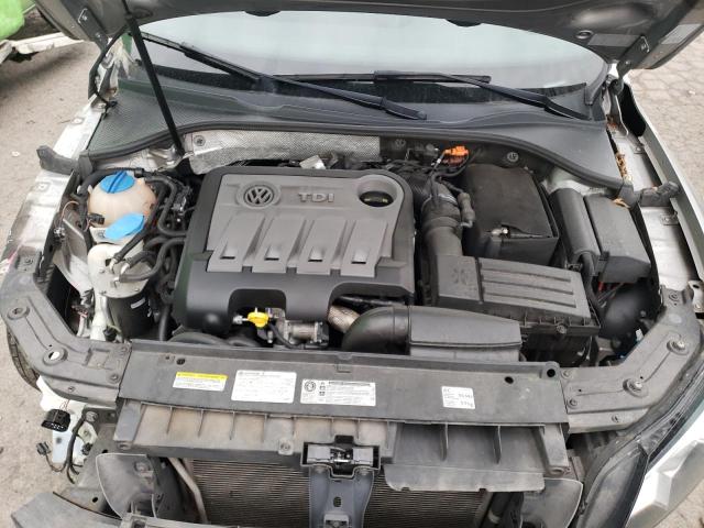 1VWCN7A37EC065074 - 2014 VOLKSWAGEN PASSAT SEL SILVER photo 11