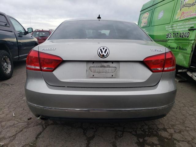 1VWCN7A37EC065074 - 2014 VOLKSWAGEN PASSAT SEL SILVER photo 6