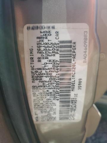 4T1BF28B51U194927 - 2001 TOYOTA AVALON XL 棕色 照片 12