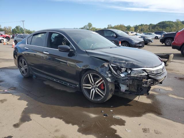 1HGCR2F52GA023979 - 2016 HONDA ACCORD SPORT Чорний фото 4