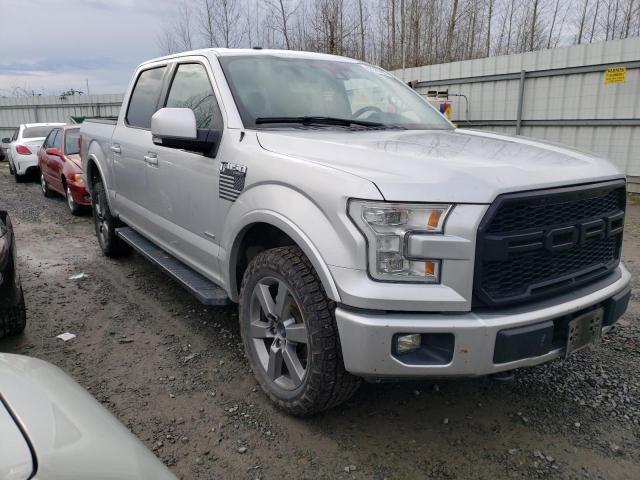 1FTEW1EG7HKC13690 - 2017 FORD F150 SUPERCREW SILVER photo 4