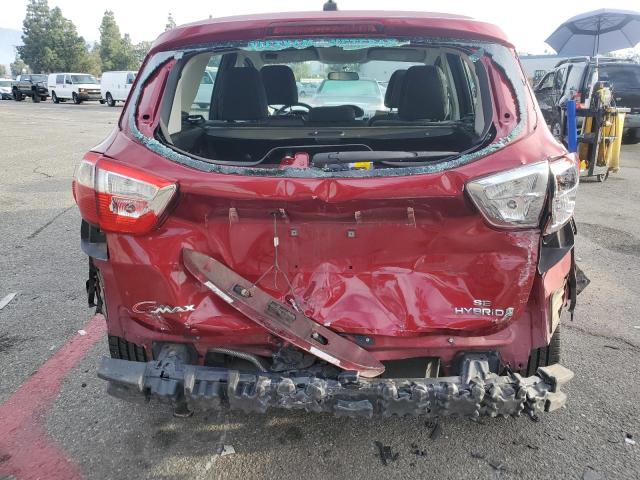 1FADP5AU4FL111336 - 2015 FORD C-MAX SE RED photo 6