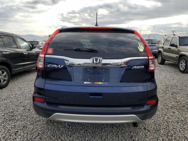 2HKRM4H7XGH724733 - 2016 HONDA CR-V EXL BLUE photo 6