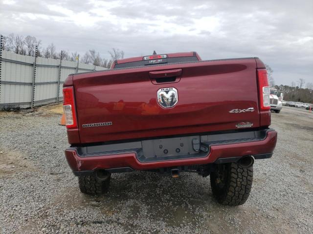 1C6SRFFT6KN802231 - 2019 RAM 1500 BIG HORN/LONE STAR BURGUNDY photo 6