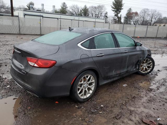 1C3CCCEG6FN668784 - 2015 CHRYSLER 200 C GRAY photo 3