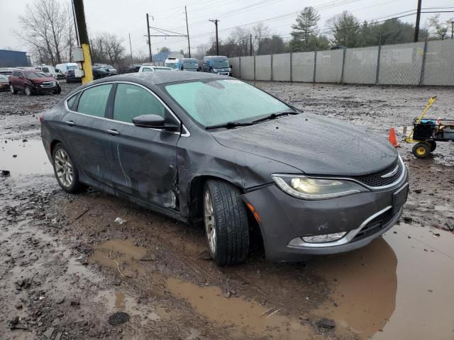 1C3CCCEG6FN668784 - 2015 CHRYSLER 200 C GRAY photo 4