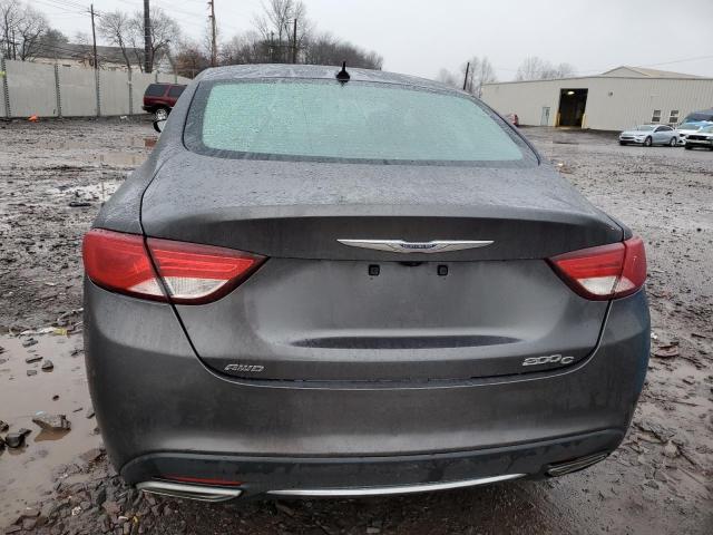 1C3CCCEG6FN668784 - 2015 CHRYSLER 200 C GRAY photo 6