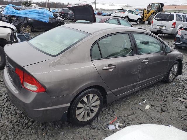 2HGFA1F89AH507732 - 2010 HONDA CIVIC EX GRAY photo 3