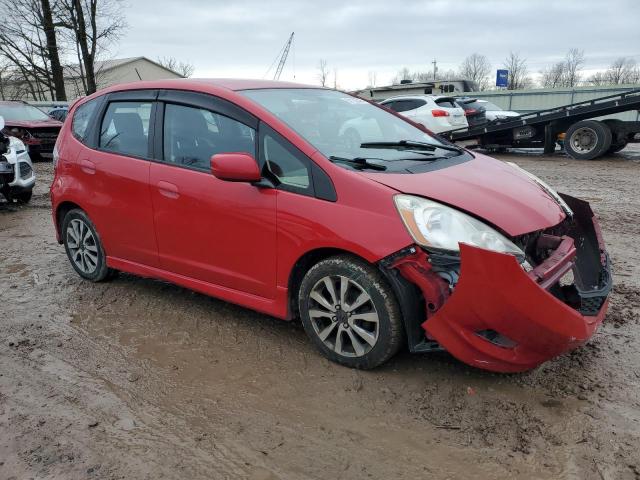 JHMGE8H55CC022009 - 2012 HONDA FIT SPORT RED photo 4