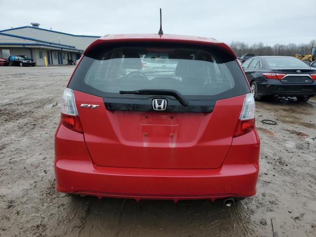 JHMGE8H55CC022009 - 2012 HONDA FIT SPORT RED photo 6