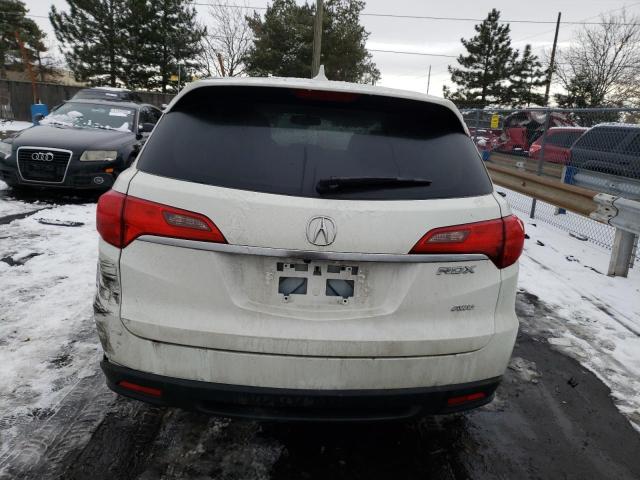 5J8TB4H55DL004811 - 2013 ACURA RDX TECHNOLOGY WHITE photo 6