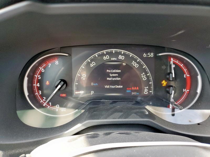 2T3H1RFV2SW404584 - 2025 TOYOTA RAV4 LE მუქწითელი ფოტო 9