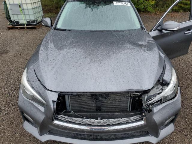 JN1BV7AR5EM702723 - 2014 INFINITI Q50 BASE CHARCOAL photo 11