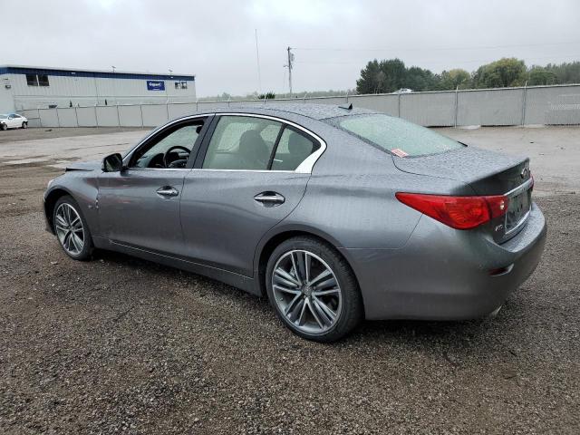 JN1BV7AR5EM702723 - 2014 INFINITI Q50 BASE CHARCOAL photo 2