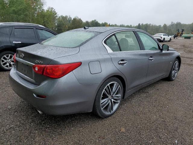 JN1BV7AR5EM702723 - 2014 INFINITI Q50 BASE CHARCOAL photo 3