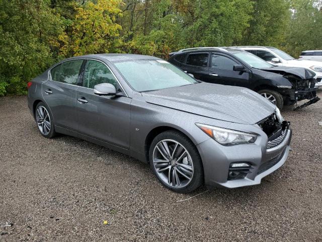 JN1BV7AR5EM702723 - 2014 INFINITI Q50 BASE CHARCOAL photo 4