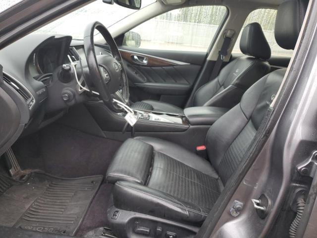 JN1BV7AR5EM702723 - 2014 INFINITI Q50 BASE CHARCOAL photo 7