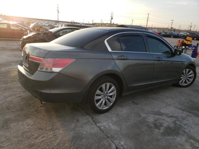 1HGCP2F76BA005209 - 2011 HONDA ACCORD EX GRAY photo 3