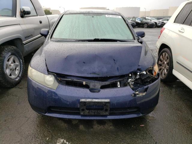 1HGFA16546L061506 - 2006 HONDA CIVIC LX BLUE photo 5