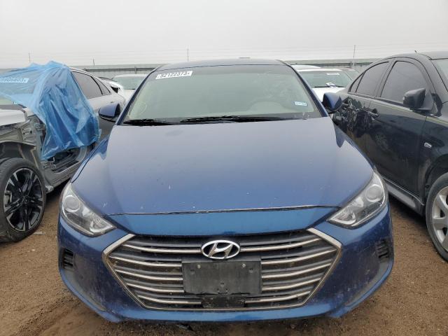 5NPD74LF4HH196432 - 2017 HYUNDAI ELANTRA SE BLUE photo 5