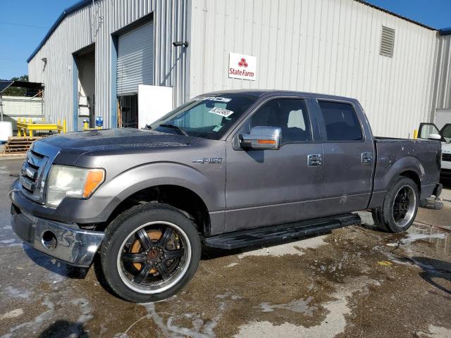 1FTEW1CM9CKD06986 - 2012 FORD F150 SUPERCREW GRAY photo 1