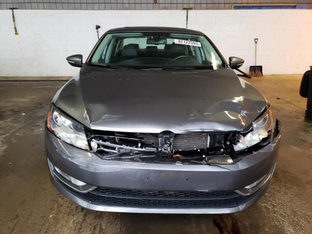 1VWCP7A37CC024824 - 2012 VOLKSWAGEN PASSAT SEL GRAY photo 5