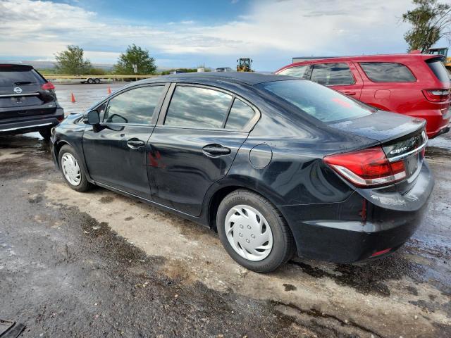 2HGFB2F53DH518089 - 2013 HONDA CIVIC LX BLACK photo 2