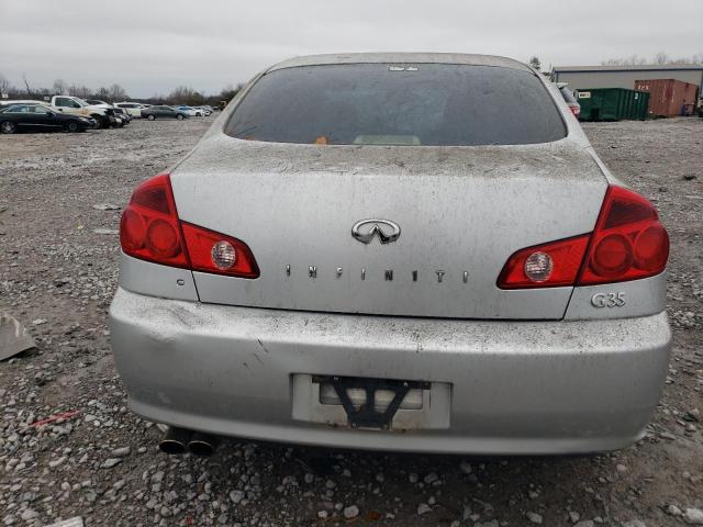 JNKCV51E96M521773 - 2006 INFINITI G35 SILVER photo 6