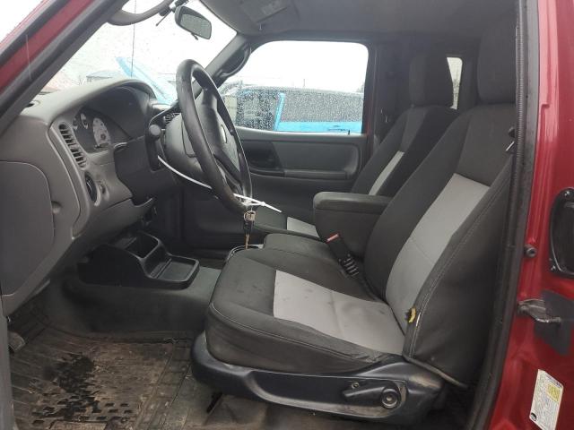 1FTLR4FEXBPA53800 - 2011 FORD RANGER SUPER CAB RED photo 7