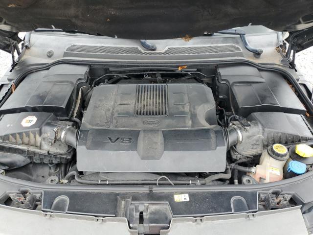 SALSF2D48BA711614 - 2011 LAND ROVER RANGE ROVE HSE BLACK photo 12