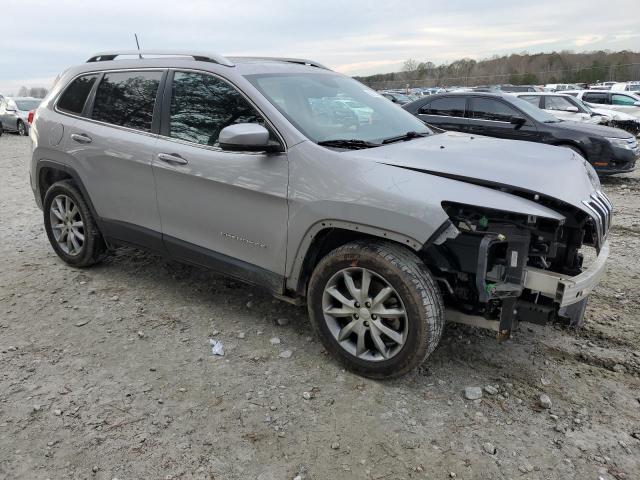 1C4PJLDB7HD233175 - 2017 JEEP CHEROKEE LIMITED SILVER photo 4