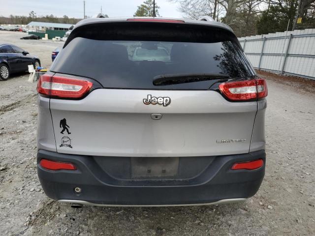 1C4PJLDB7HD233175 - 2017 JEEP CHEROKEE LIMITED SILVER photo 6