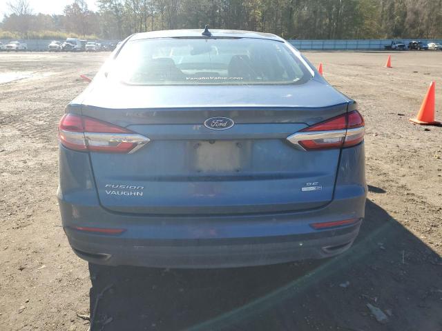 3FA6P0T91KR233989 - 2019 FORD FUSION SE BLUE photo 6