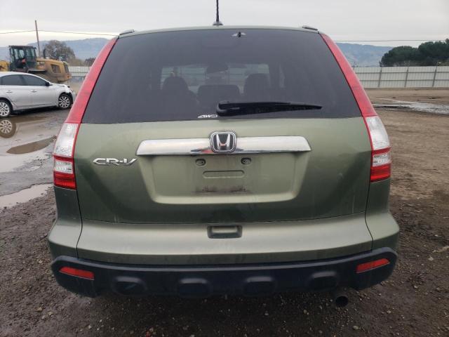 JHLRE48707C041550 - 2007 HONDA CR-V EXL GREEN photo 6