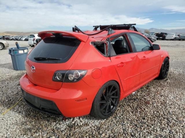 JM1BK34M171681646 - 2007 MAZDA SPEED 3 RED photo 3