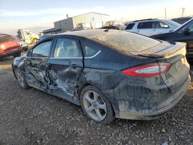 1FA6P0H77E5352869 - 2014 FORD FUSION SE BLACK photo 2