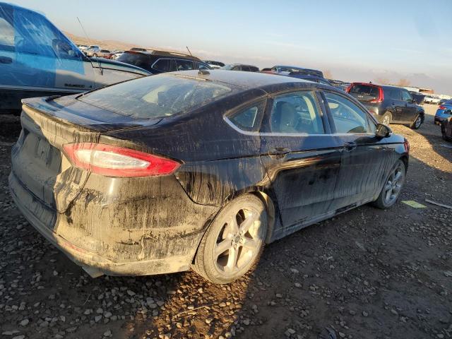 1FA6P0H77E5352869 - 2014 FORD FUSION SE BLACK photo 3