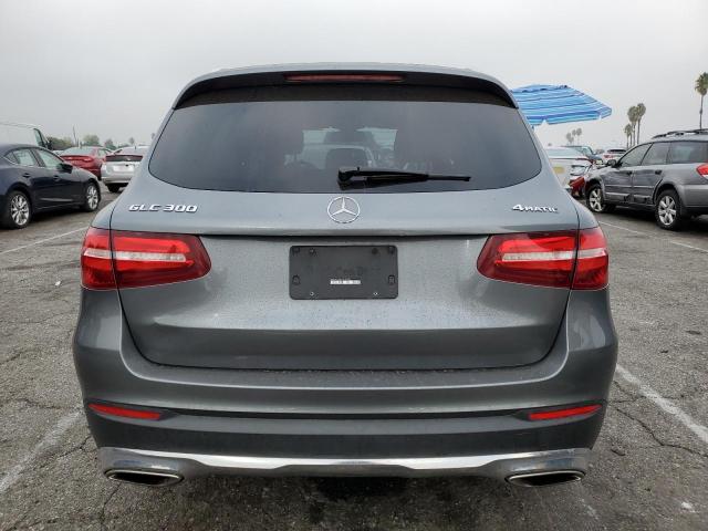WDC0G4KB2JV037289 - 2018 MERCEDES-BENZ GLC 300 4MATIC GRAY photo 6