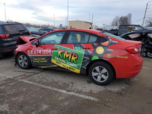 1G1BC5SM9J7210174 - 2018 CHEVROLET CRUZE LS RED photo 2