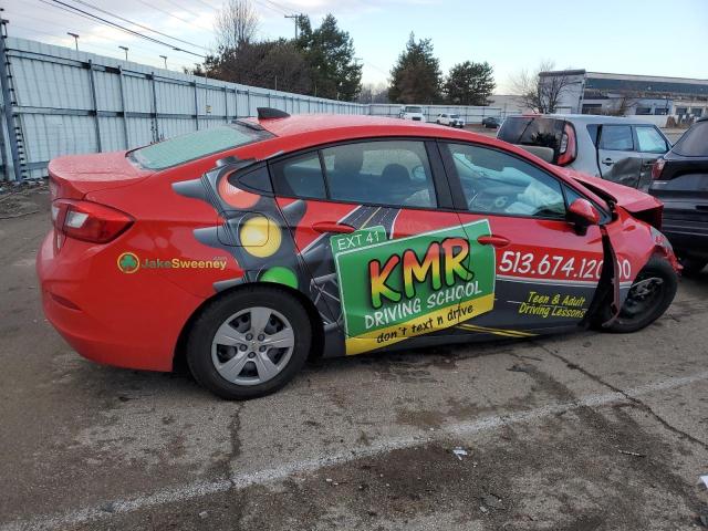 1G1BC5SM9J7210174 - 2018 CHEVROLET CRUZE LS RED photo 3