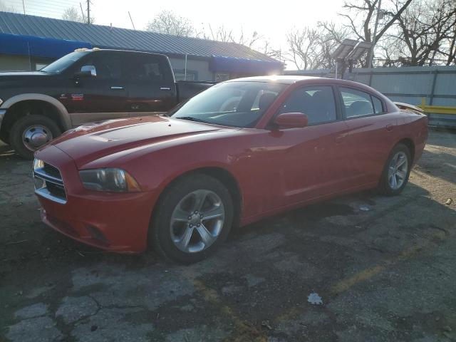2C3CDXBG8DH525673 - 2013 DODGE CHARGER SE RED photo 1