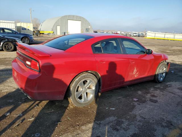 2C3CDXBG8DH525673 - 2013 DODGE CHARGER SE RED photo 3