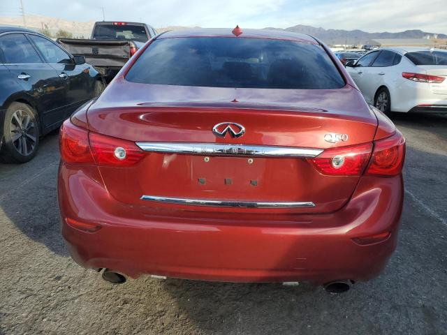 JN1BV7AP3FM337104 - 2015 INFINITI Q50 BASE RED photo 6