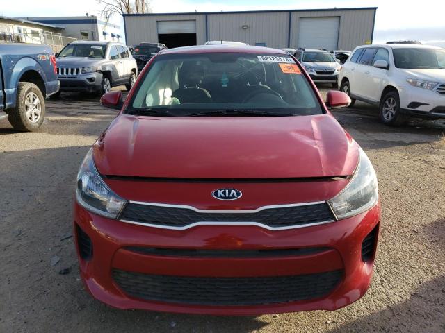 3KPA24AD9LE353968 - 2020 KIA RIO LX RED photo 5