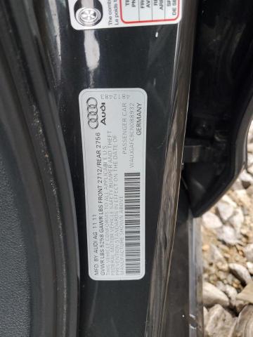 WAUJGAFC9CN088932 - 2012 AUDI A6 PRESTIGE BLACK photo 13